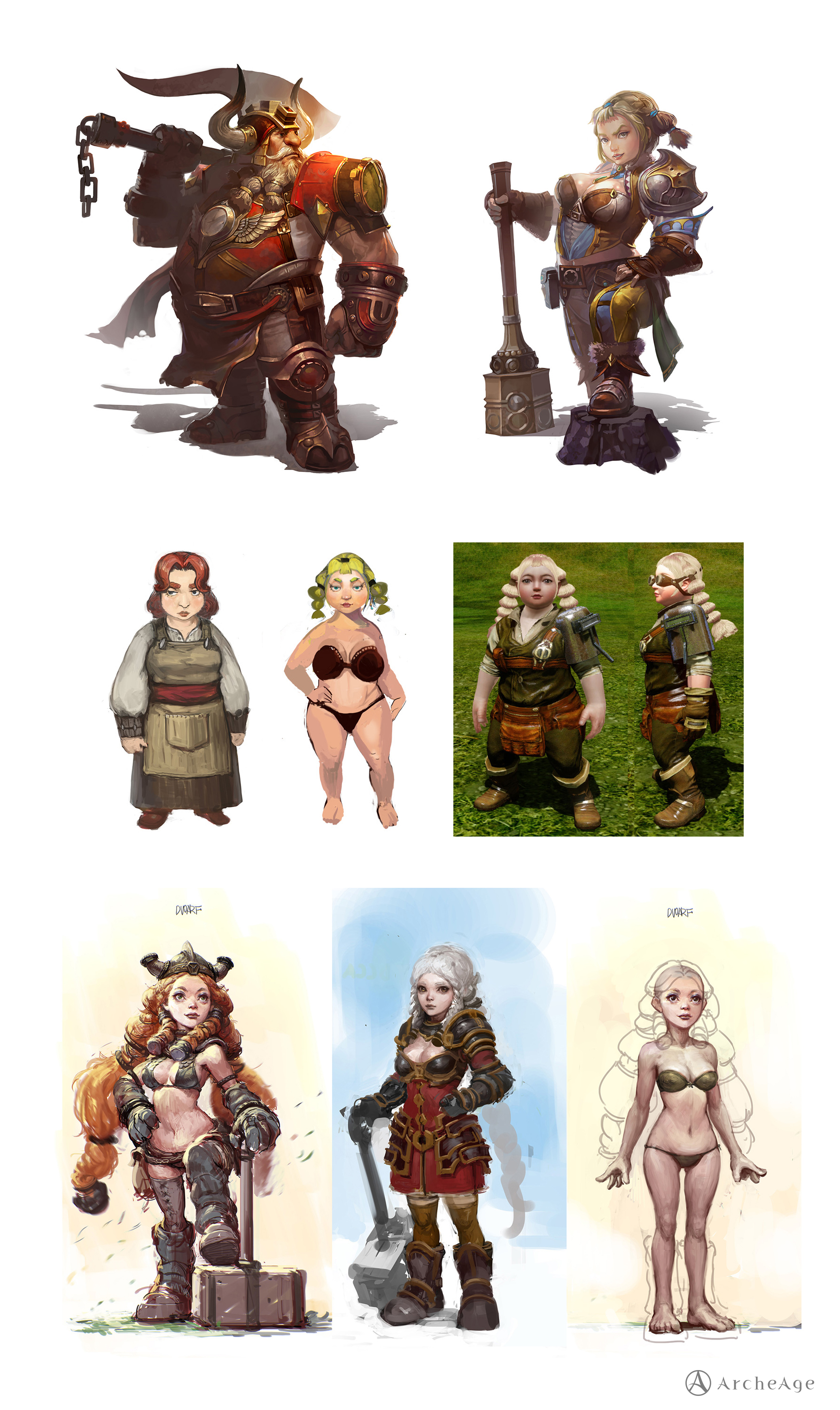 Behind The Scenes Concept Art Archeage